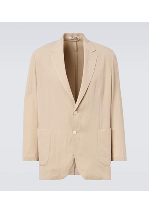 Auralee Cotton and wool gabardine blazer