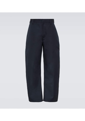 Bottega Veneta Wool and cotton flannel tapered pants