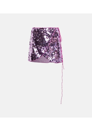 Oseree Lumiere embellished skirt