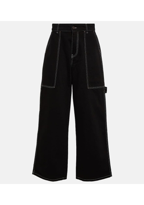 Stella McCartney High-rise wide-leg jeans
