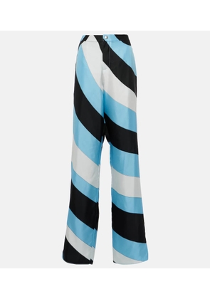 Pucci Iride silk palazzo pants