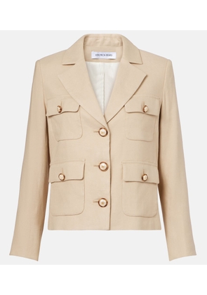 Veronica Beard Schuyler linen-blend blazer