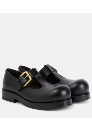 Bottega Veneta Helium leather Mary Jane flats