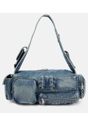Balenciaga Superbusy Small denim crossbody bag