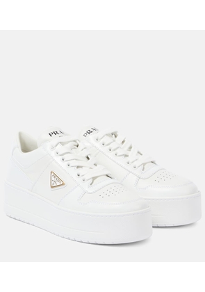 Prada Downtown Bold leather platform sneakers