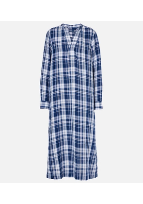 Polo Ralph Lauren Plaids linen maxi dress