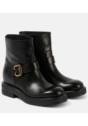 Chloe Coddington leather ankle boots