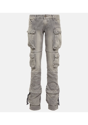 The Attico Essie denim cargo pants