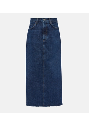 Agolde Hilla denim maxi skirt