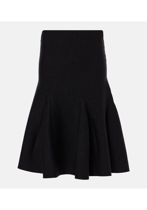Alaia Wool-blend midi skirt