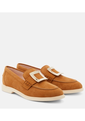 Roger Vivier Viv' Rangers suede loafers