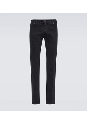 Kiton Mid-rise straight jeans