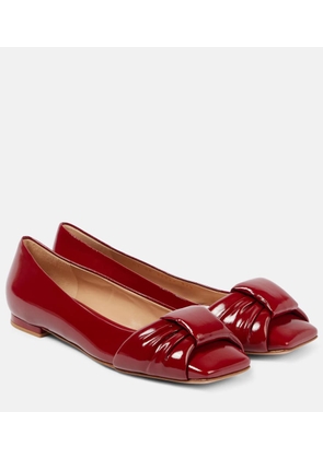 Gianvito Rossi Paradi patent leather ballet flats