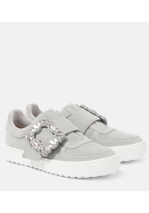 Roger Vivier Very Vivier embellished suede sneakers