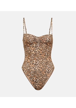 Bananhot Paris Wild animal-printed swimsuit