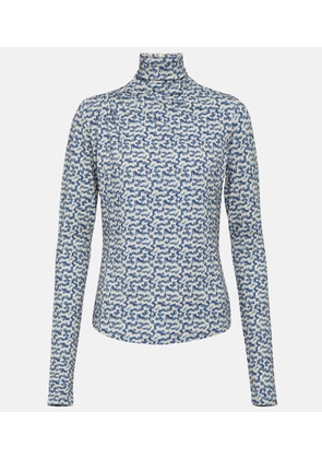 Marant Etoile Lou printed jersey turtleneck top