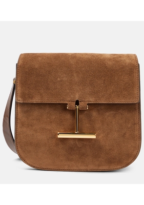 Tom Ford Tara Mini leather and suede crossbody bag