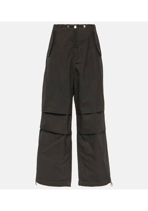 Dion Lee Cotton-blend wide-leg pants