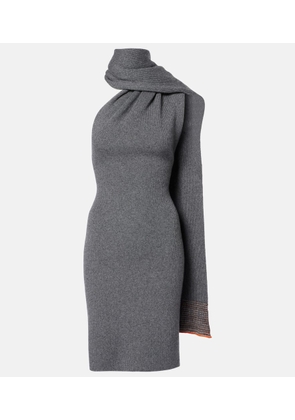 Etro Wool and cashmere-blend minidress