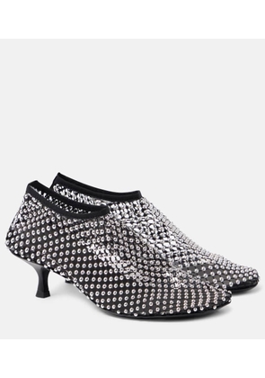 Christopher Esber Minette embellished fishnet pumps