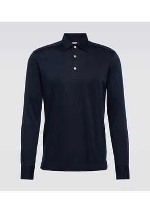 Kiton Cotton poplin polo top