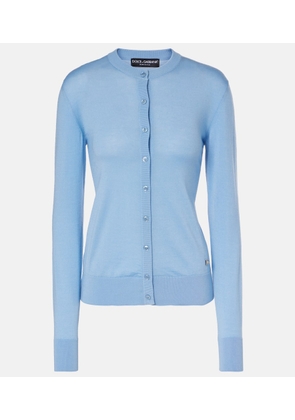 Dolce&Gabbana DG cashmere and silk cardigan