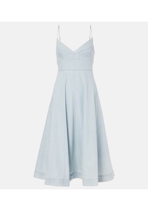 Zimmermann Acacia denim midi dress