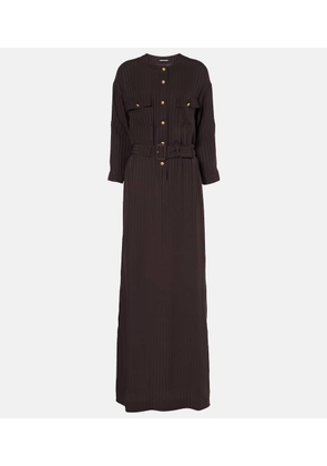 Tom Ford Striped belted shirt dress