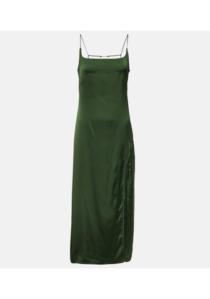 Jacquemus La Robe Notte satin slip dress