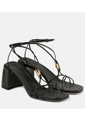 Jimmy Choo Onyxia 70 leather sandals