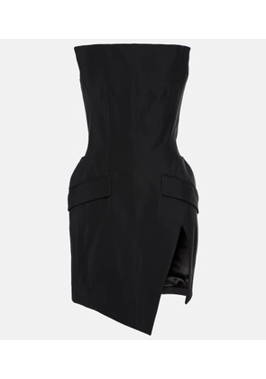 Mugler Crepe bustier dress