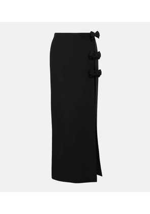 Valentino Wool and silk maxi skirt