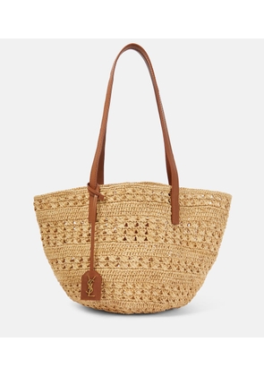 Saint Laurent Panier Small raffia basket bag