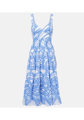 Poupette St Barth Coco printed cotton midi dress