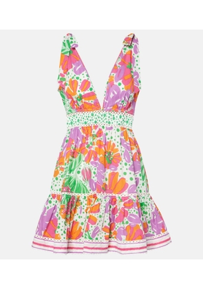 Poupette St Barth Cara printed cotton minidress
