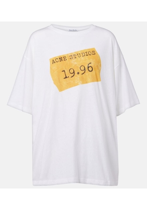 Acne Studios Logo cotton-blend jersey T-shirt