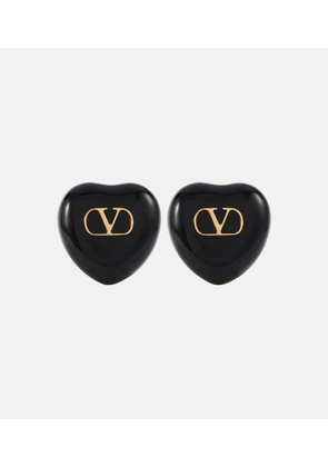 Valentino Cour Royal VLogo clip-on earrings