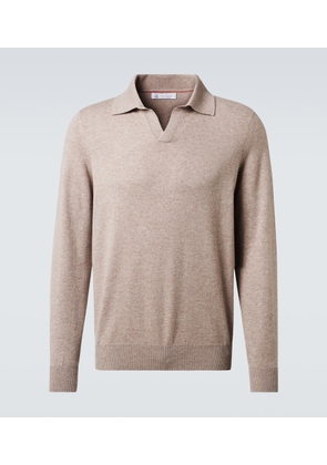 Brunello Cucinelli Cashmere polo sweater