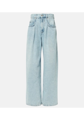 Marant Etoile Rachelle mid-rise wide-leg jeans