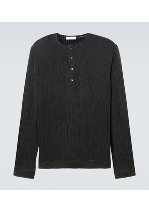 Commas Striped Henley shirt