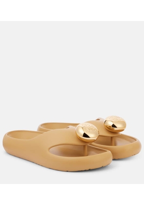 Loewe Anagram embellished thong sandals