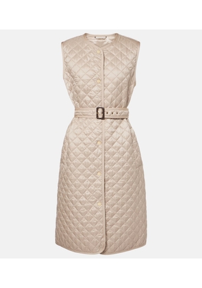 Max Mara Lauren belted quilted coat