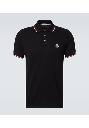 Moncler Logo cotton pique polo shirt