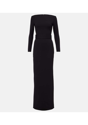 Solace London Sabina off-shoulder gown