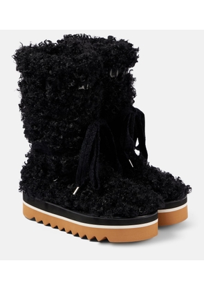 Stella McCartney Elyse faux fur snow boots