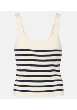 Altuzarra Stevie striped silk and cotton tank top