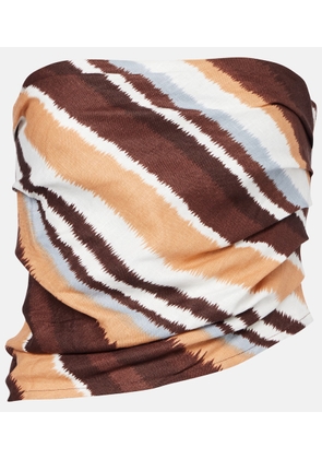 Faithfull Setubai striped linen top