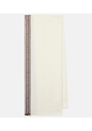 Max Mara Madre silk, cashmere, and wool scarf