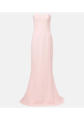 Safiyaa Trumpet crepe gown