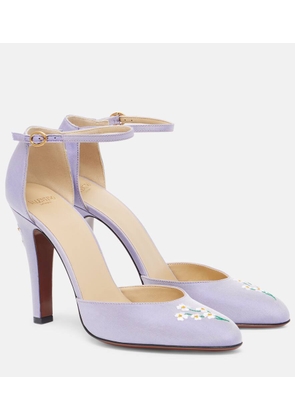 Valentino Garavani Hi Dolly 105 embroidered satin pumps